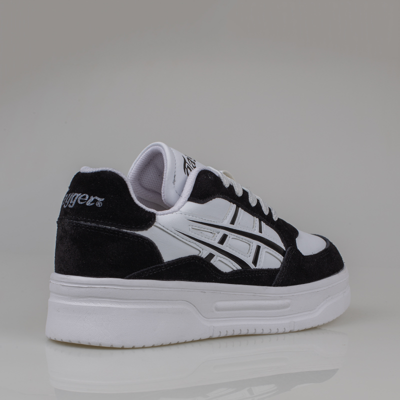 Tayger Siyah Kalın Taban Unisex Nubuk Deri Sneaker
