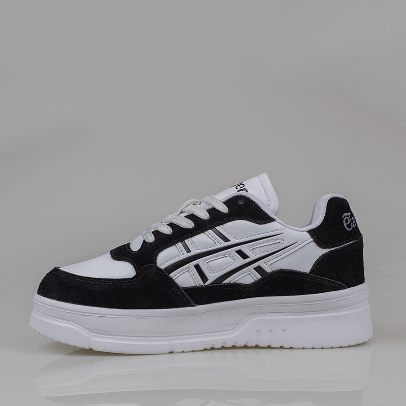 Tayger Siyah Kalın Taban Unisex Nubuk Deri Sneaker