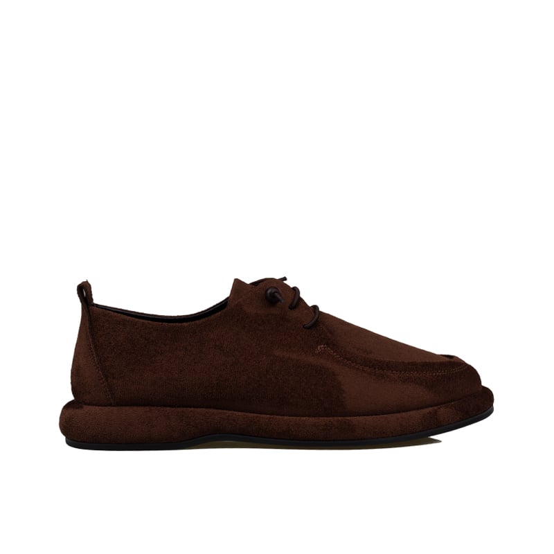 Trend Adımlar Kahverengi Kadın Lastik Bağcıklı Loafer Günlük Ayakkabı