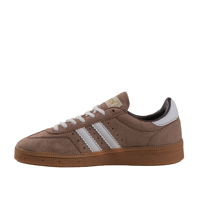 Trend Adımlar Kahverengi Kauçuk Taban Retro Süet Deri Spor Ayakkabı