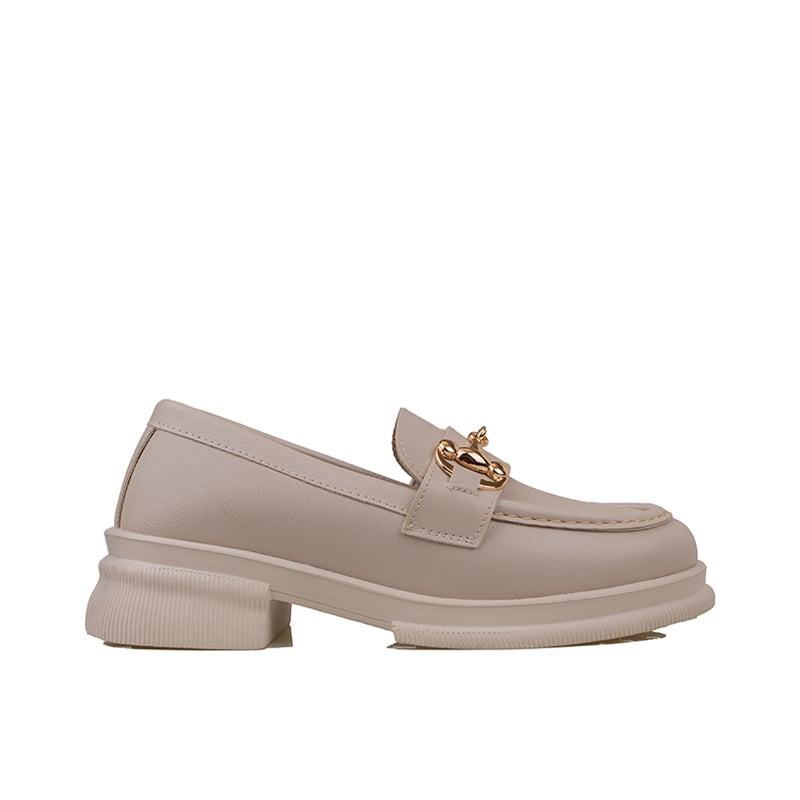 Trend Adımlar Krem Soft Step Kadın Hafif Yapılı Oxford Ayakkabı