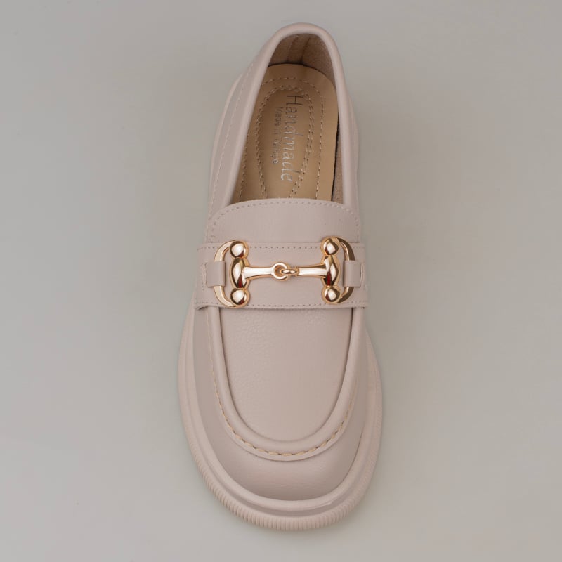 Trend Adımlar Krem Soft Step Kadın Hafif Yapılı Oxford Ayakkabı