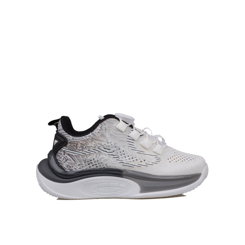 Trend Adımlar Siyah Çocuk Ayarlanabilir Dial Sistem Sneaker