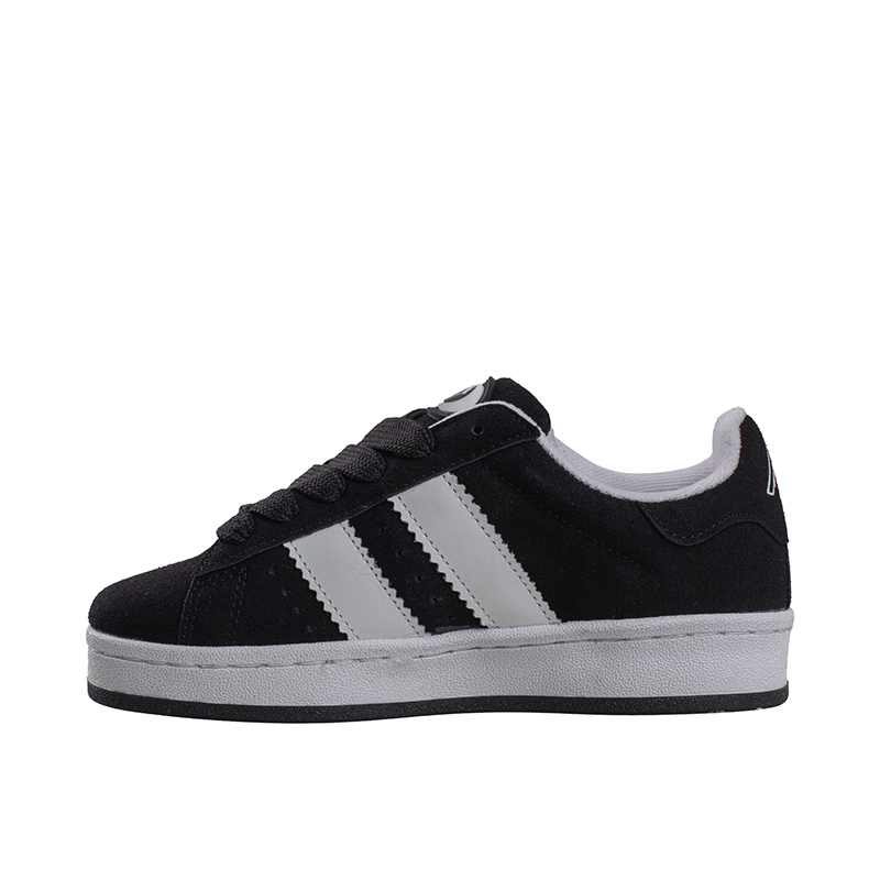 Trend Adımlar Siyah Düz Çizgili Tarz Unisex Sneaker