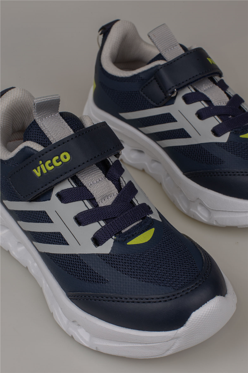 Vicco Lacivert Jungle Havalı Taban Çocuk Sneaker