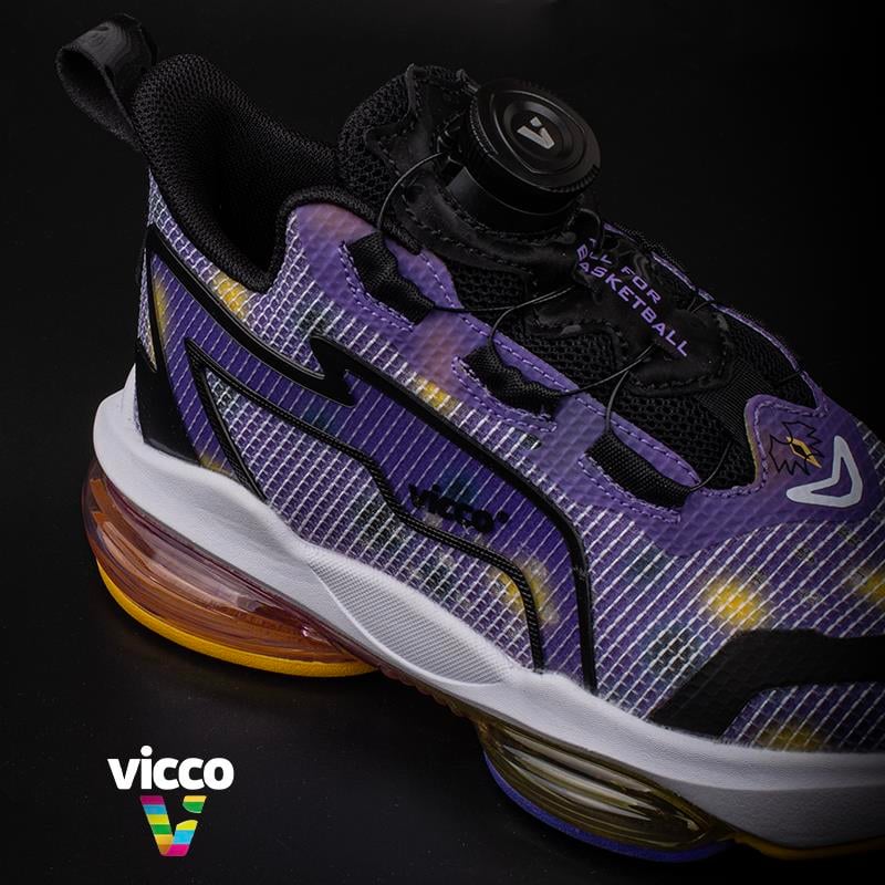 Vicco Mor Unique Akıllı Bağcık Çocuk Basketbol Ayakkabısı