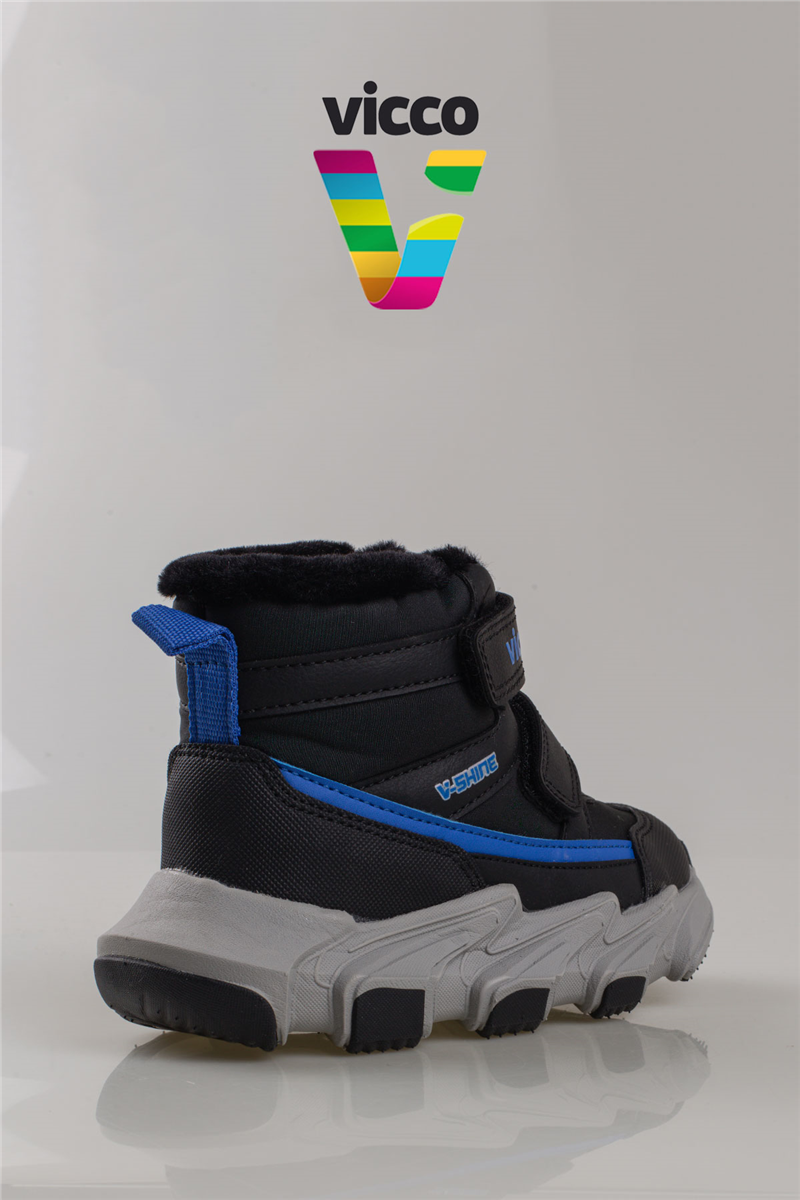 Vicco Siyah Fon Unisex Çocuk Kışlık Bot