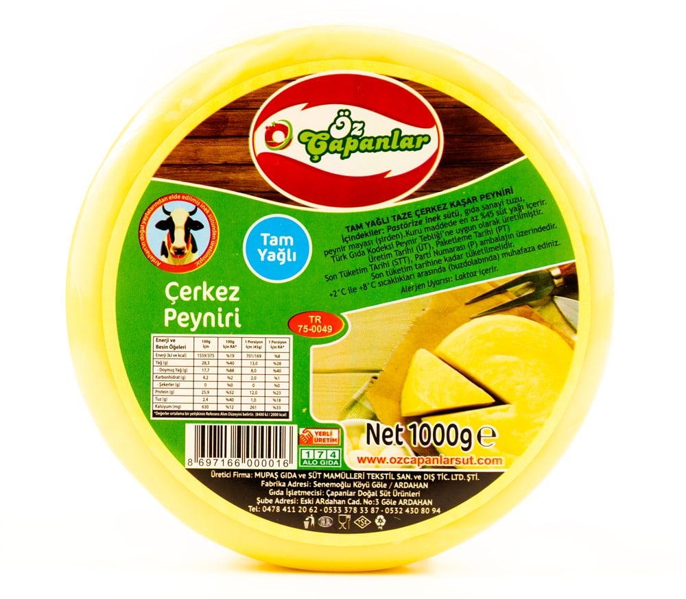 ÇERKEZ TAZE KAŞAR (1000 GR)