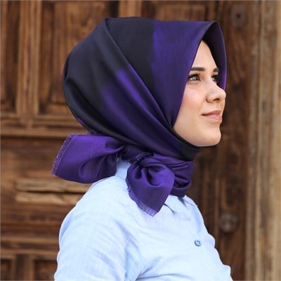 Dijital Baskılı Desenli Tafta Eşarp