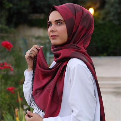 Jakarlı Tafta Şal