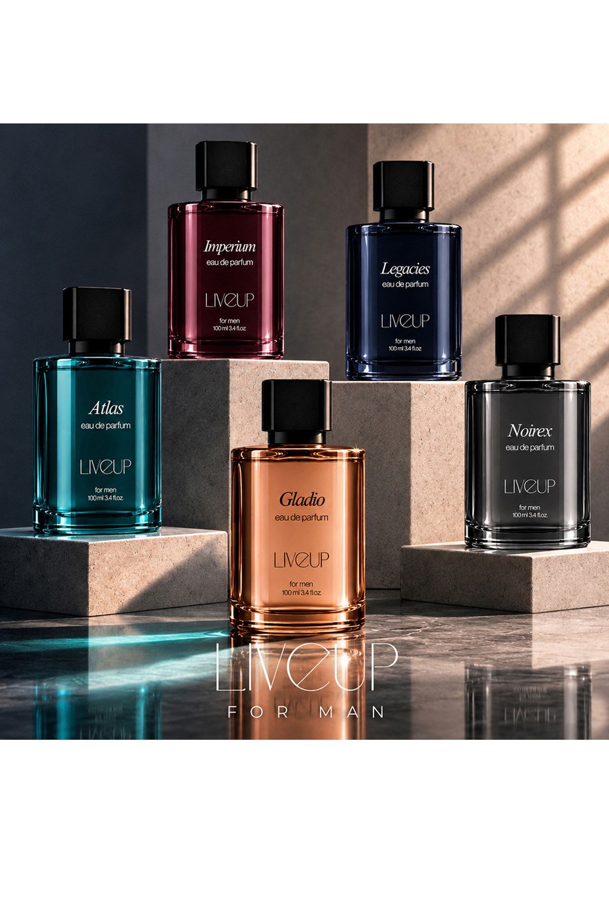 Niche Serisi Gladio Erkek Parfümü 100ml | Modern, Tatlı, Karizmatik | EDP For Men 100ml
