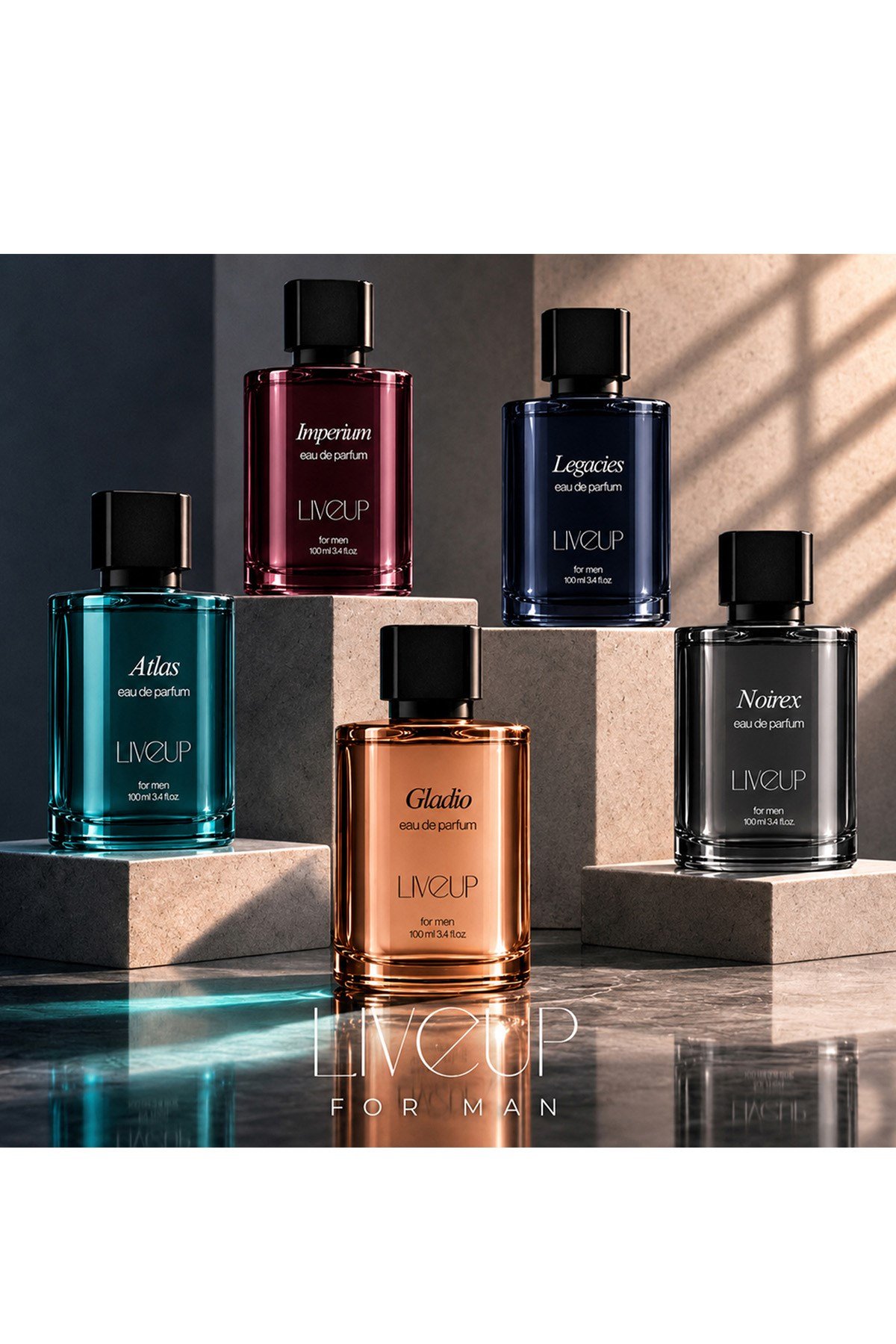 Niche Serisi Imperium Erkek Parfümü 100ml | Sportif, Fresh, Çekici | EDP For Men 100ml