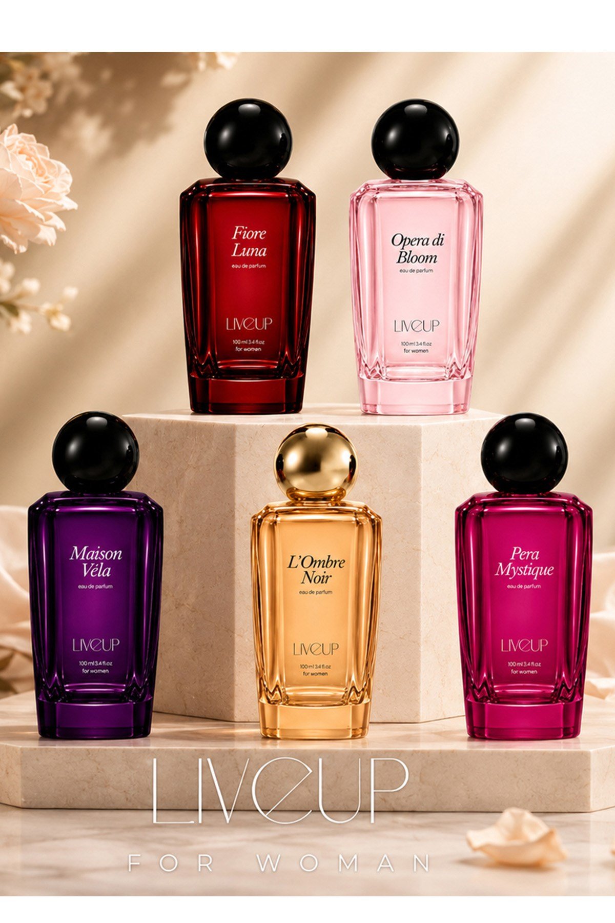 Niche Serisi Opera Di Bloom Kadın Parfümü 100ml | Taze, Romantik, Çekici | EDP For Women 100ml