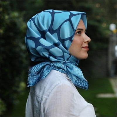 Taş desen tafta eşarp