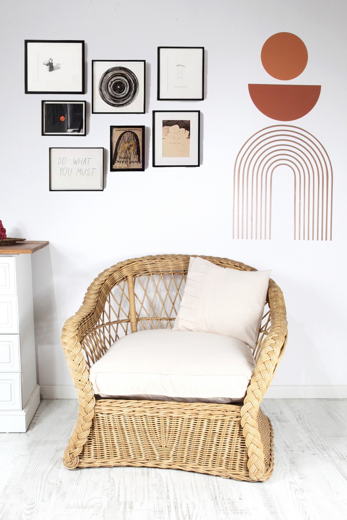 Boho Kırlent Kılıfı Vintage 45x45 Cm