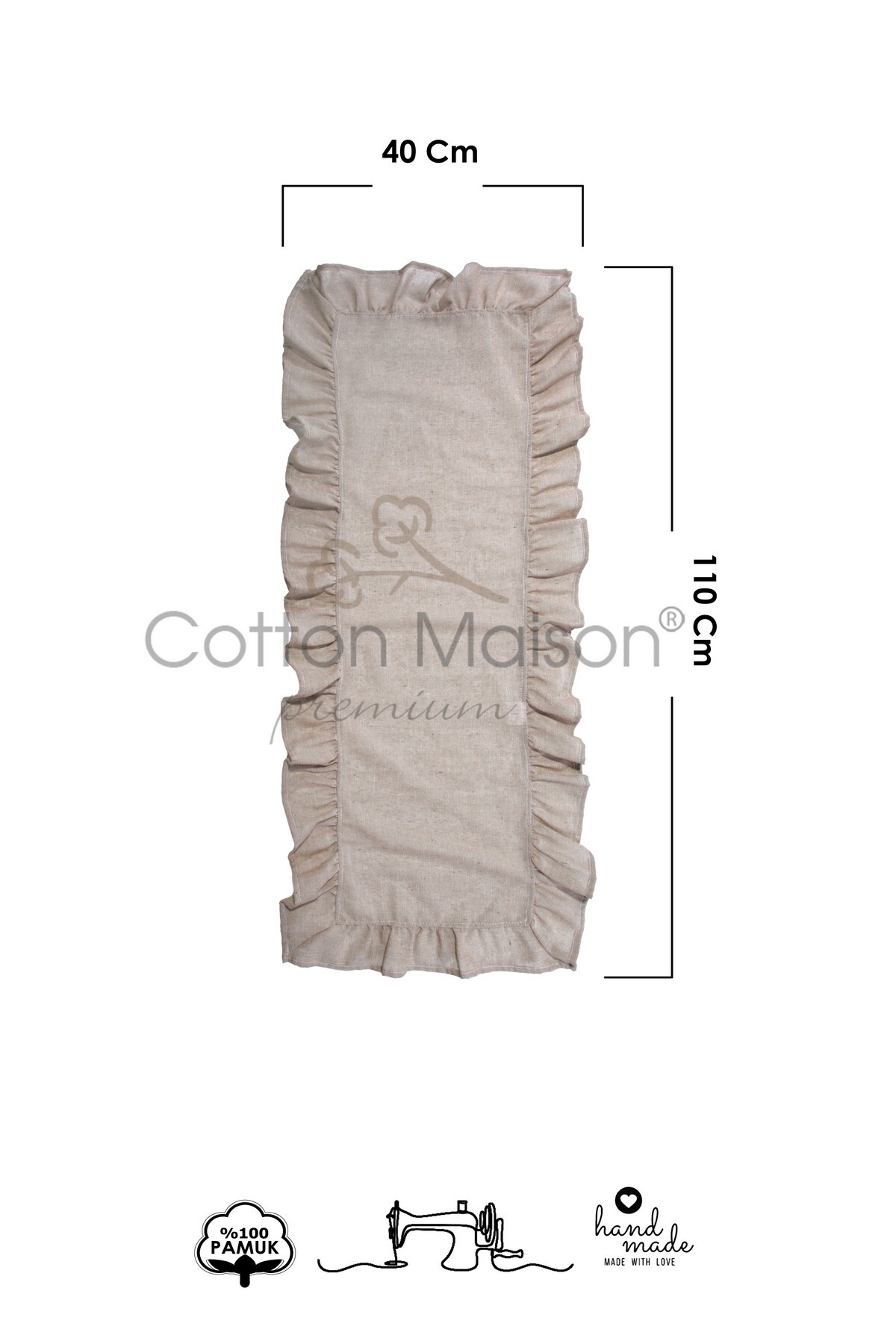 Country Style Fırfırlı Runner 