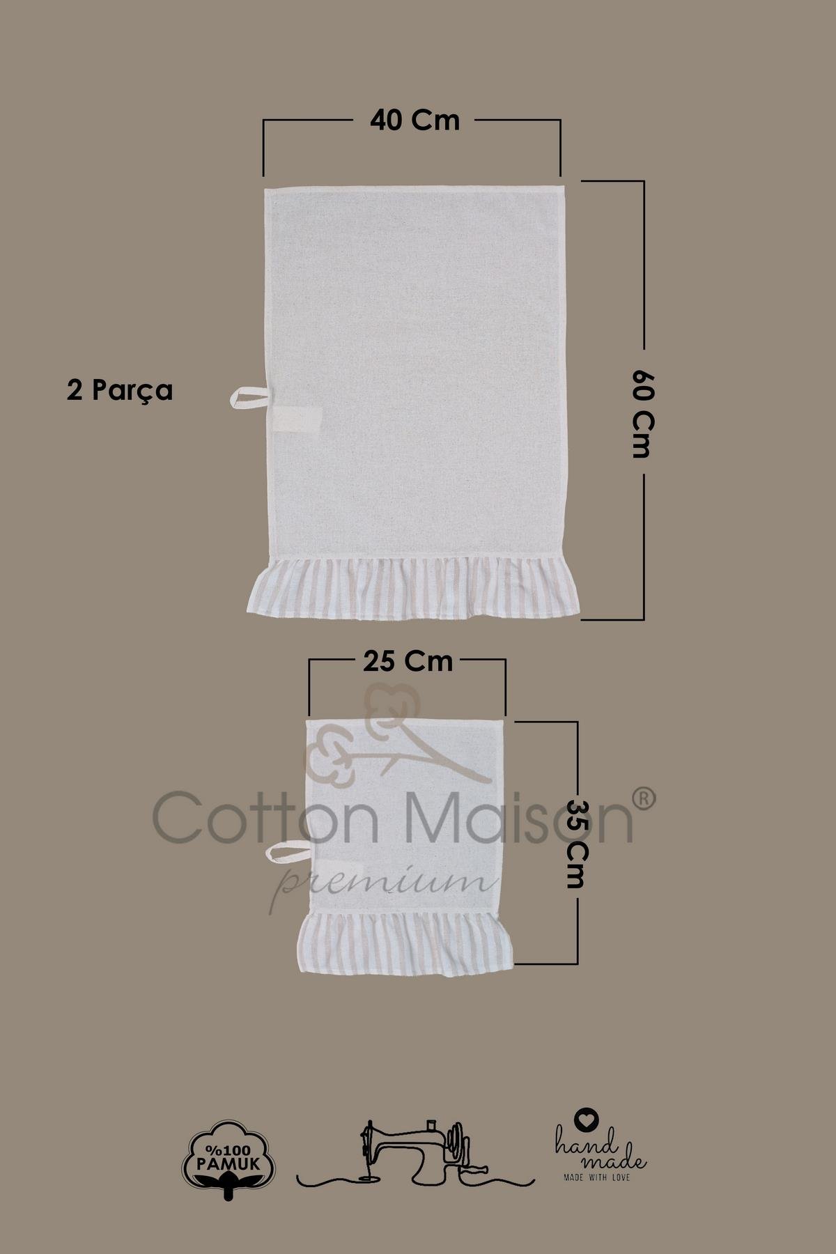 Kurulama Bezi Fırfırlı Retro 2 li