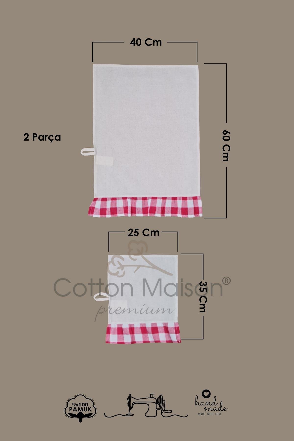 Kurulama Bezi Fırfırlı Retro 2 li