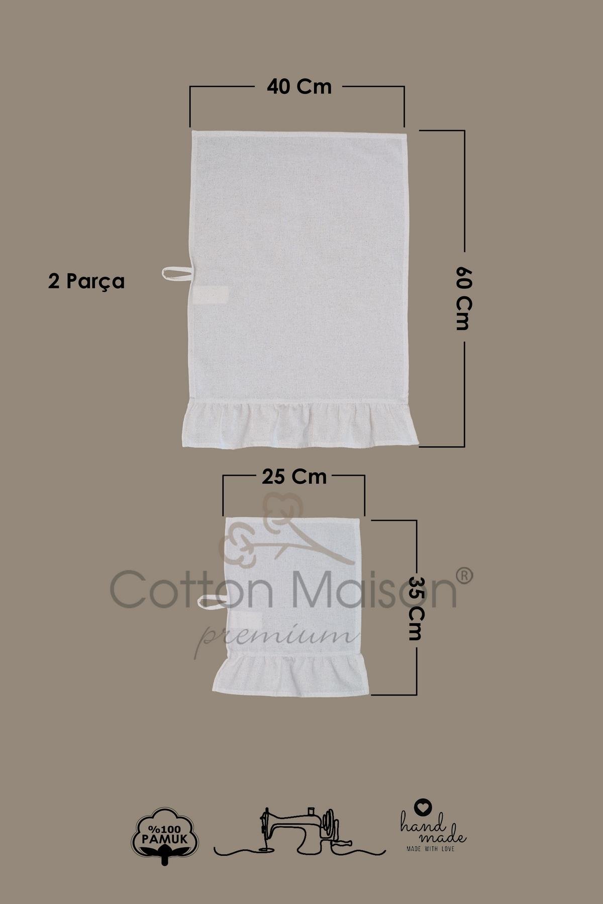 Kurulama Bezi Fırfırlı Retro 2 li