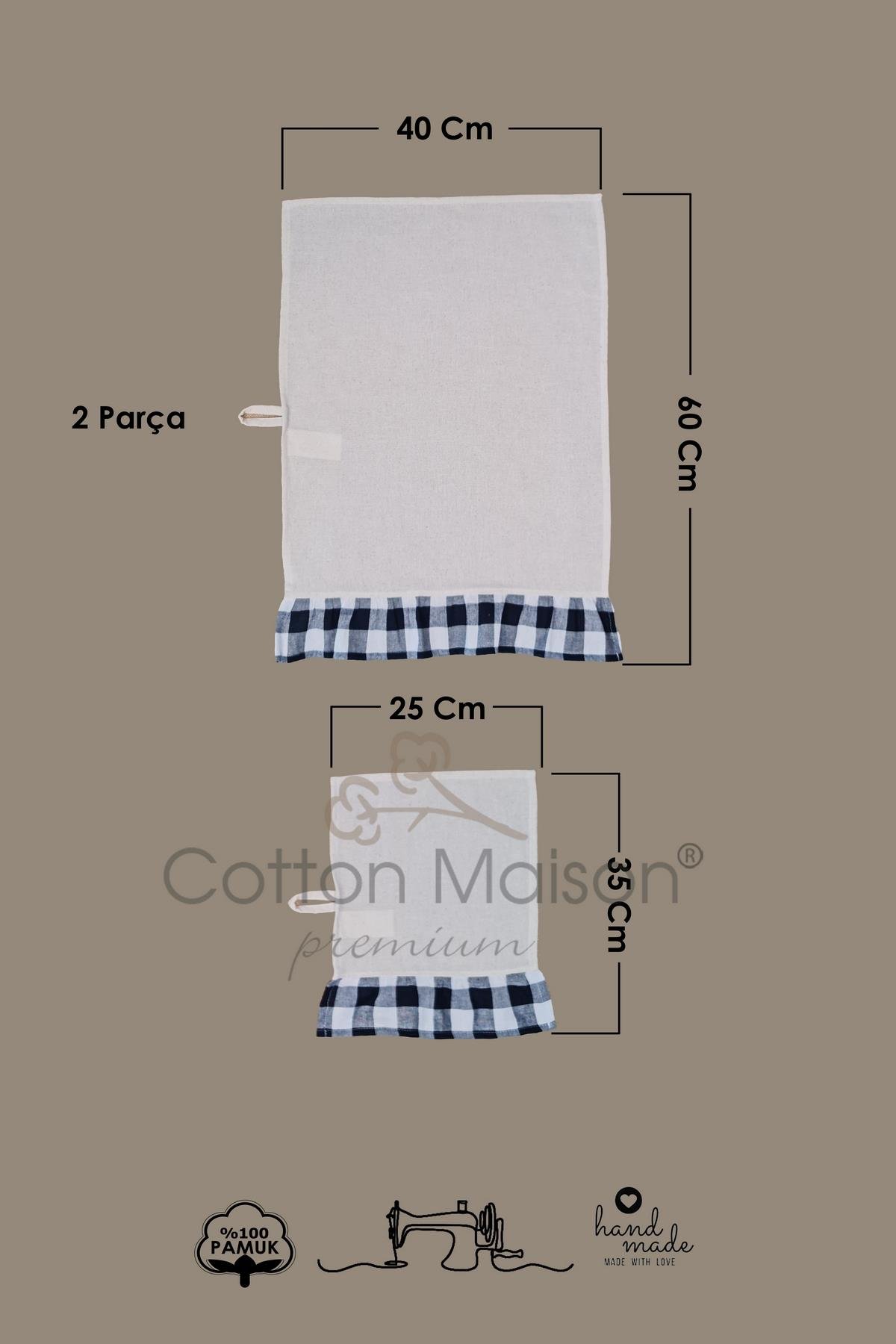 Kurulama Bezi Fırfırlı Retro 2 li