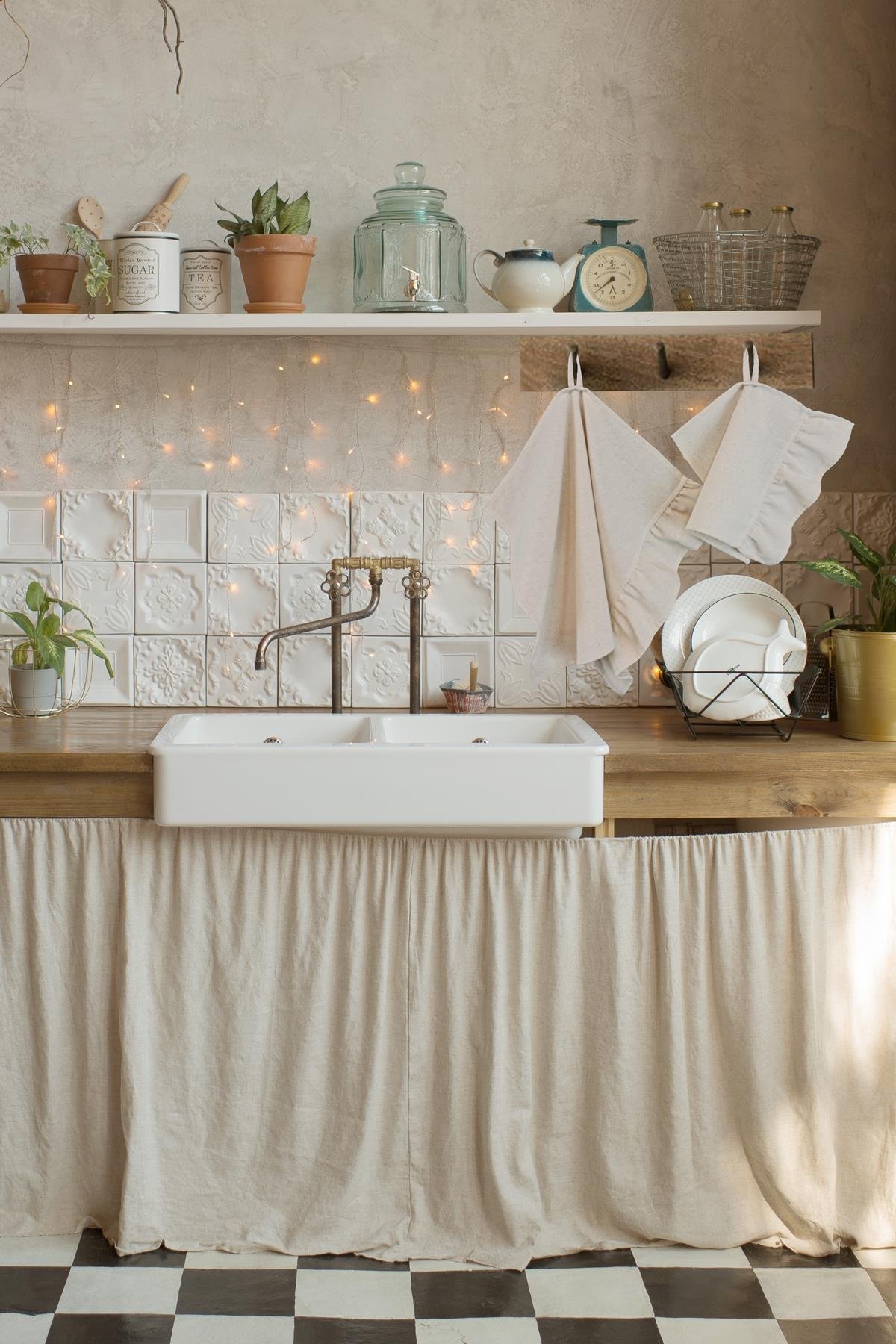 Kurulama Bezi Fırfırlı Retro 2 li