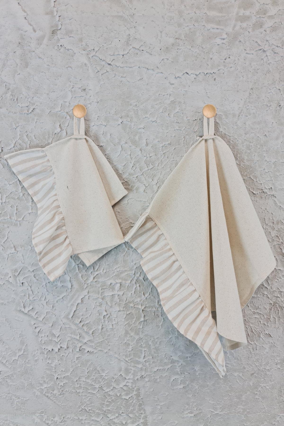 Kurulama Bezi Fırfırlı Retro 2 li