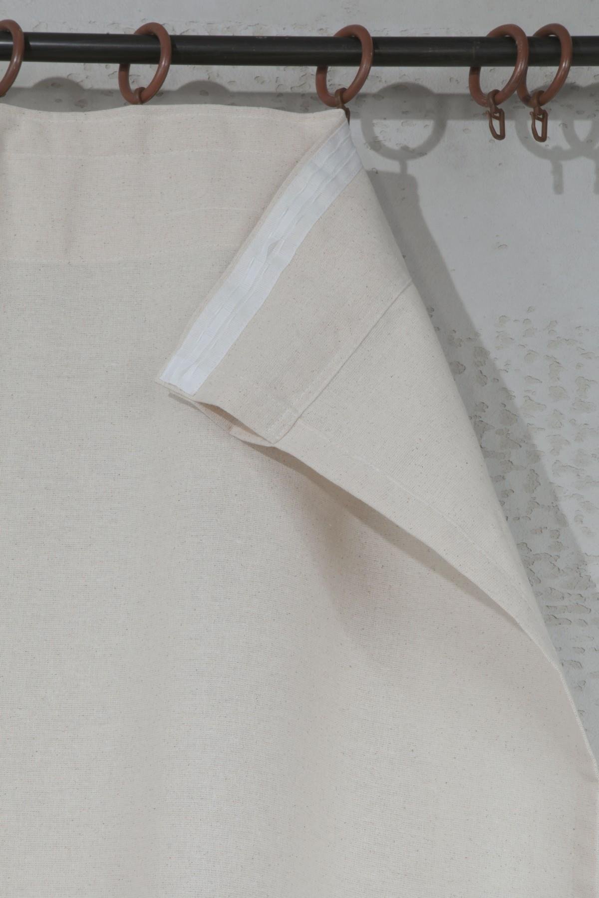 Naturel Bohem French Stil Fırfırlı Perde