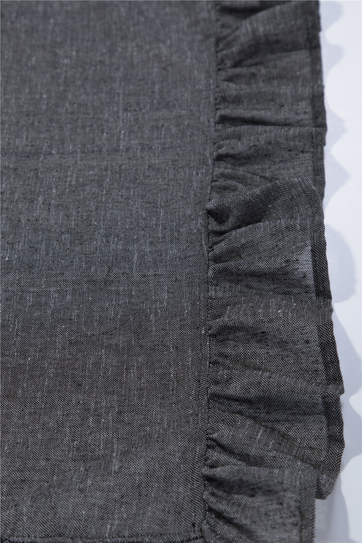 Naturel Country Farbela Valans Perde - Büzgülü Country Perde
