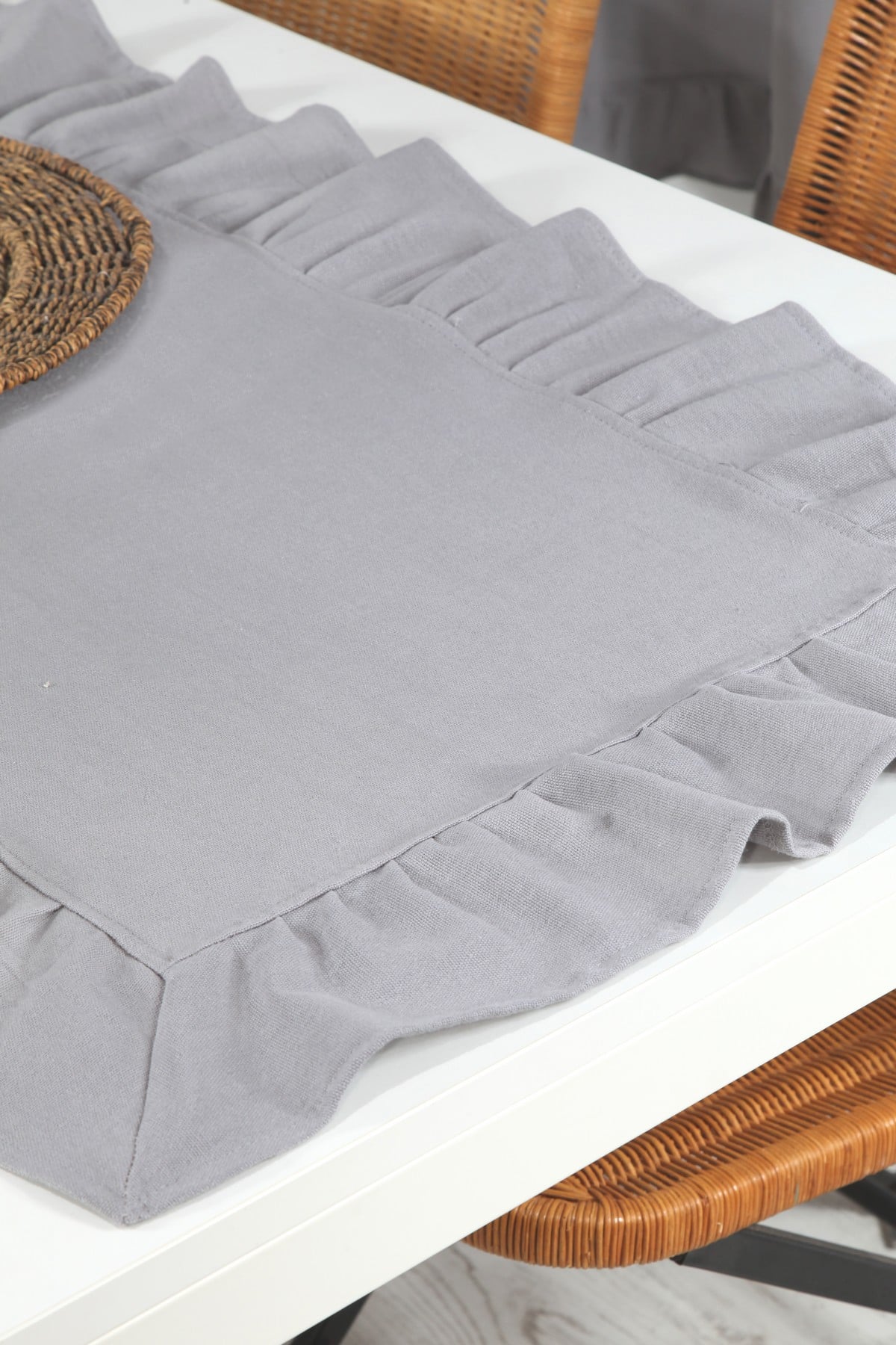 Naturel Runner Vintage Gri 40x110 Cm