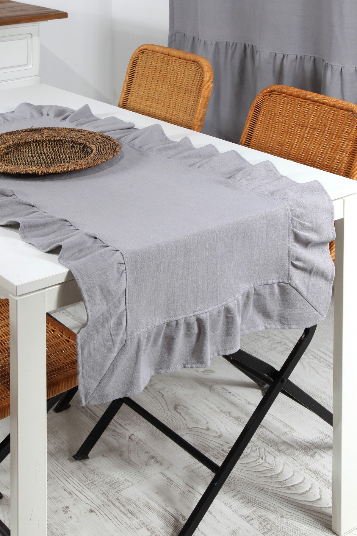 Naturel Runner Vintage Gri 50x130 Cm