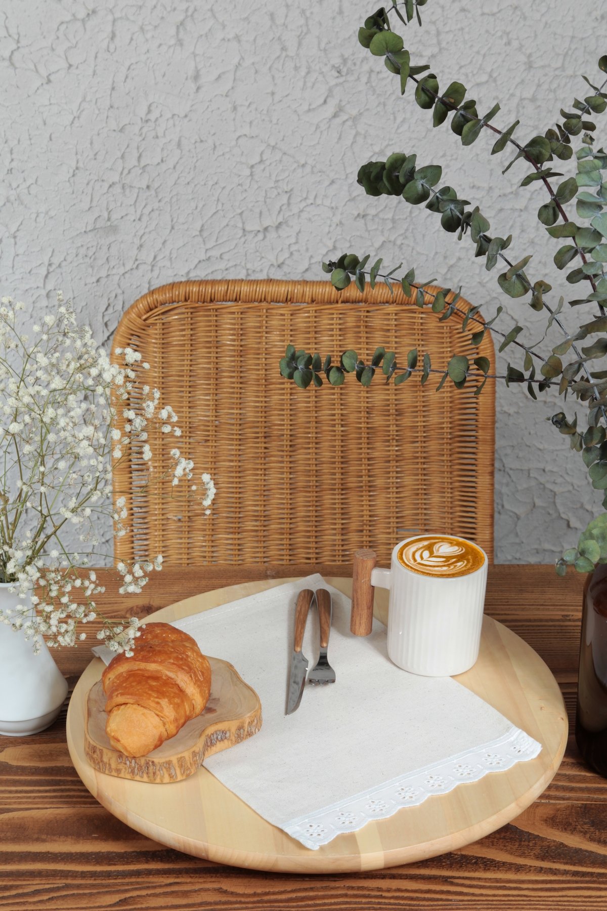 Peçete Fistolu 6 lı Retro 20x30 Cm Krem