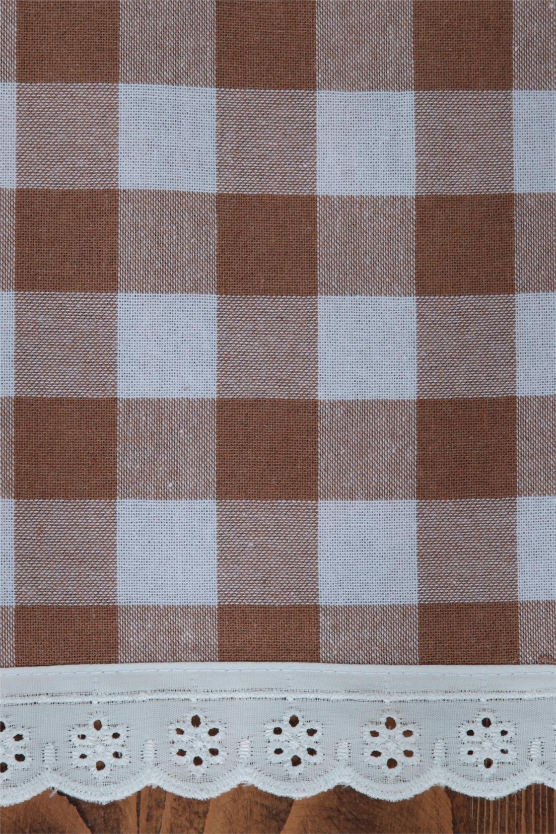 Peçete Kareli Fistolu 6 lı Retro 20x30 Cm