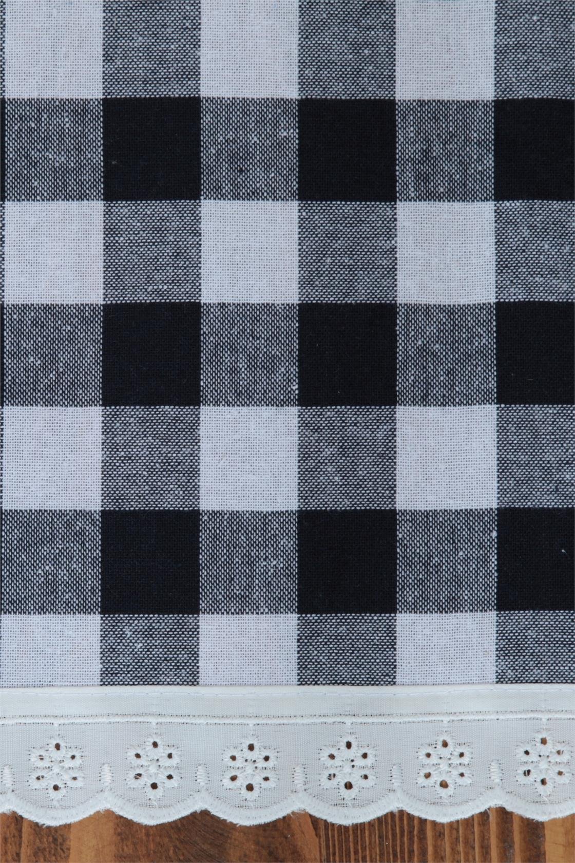 Peçete Kareli Fistolu 6 lı Retro 20x30 Cm