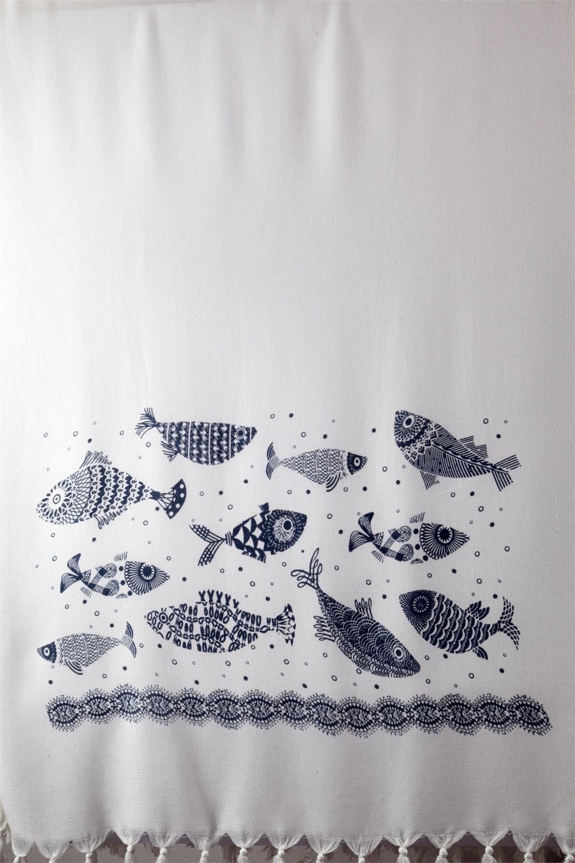 Peştemal Bambu Baskılı Afrika Dans