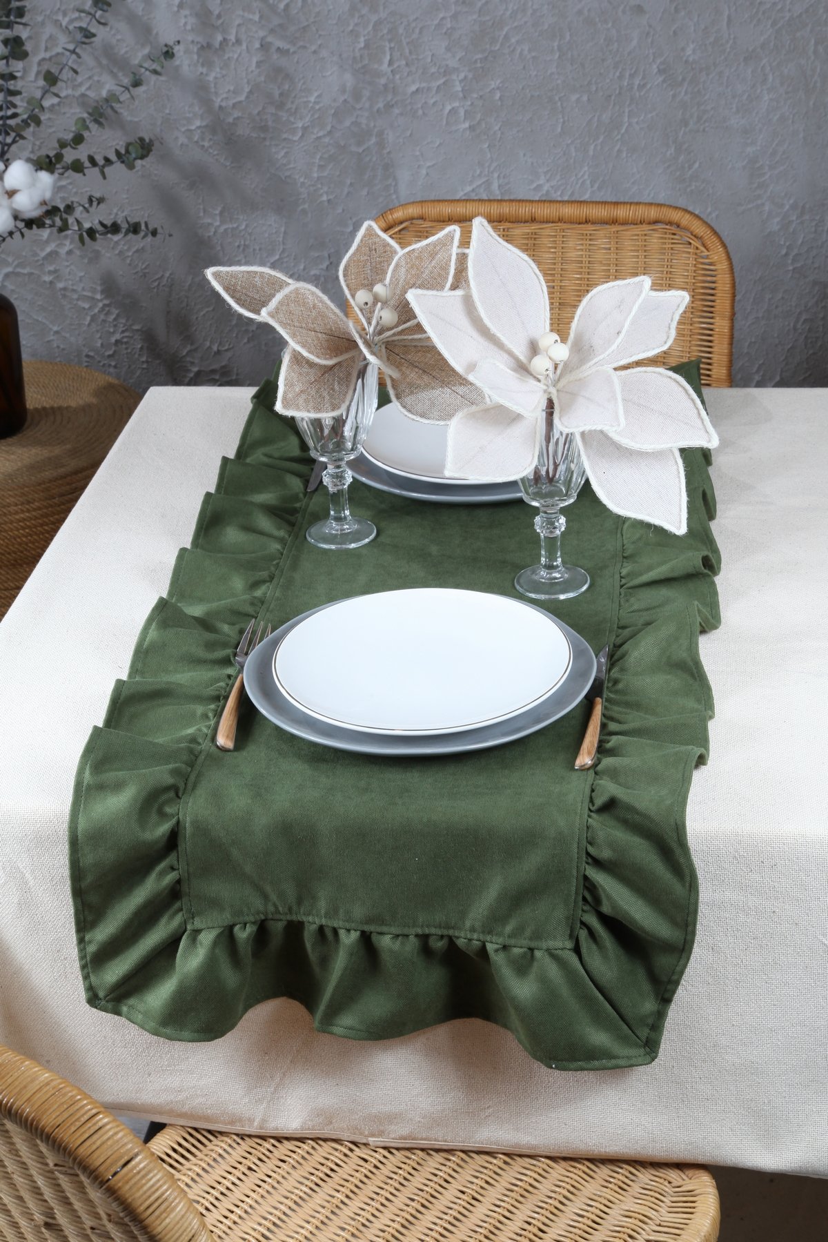 Poli Fırfırlı Runner 