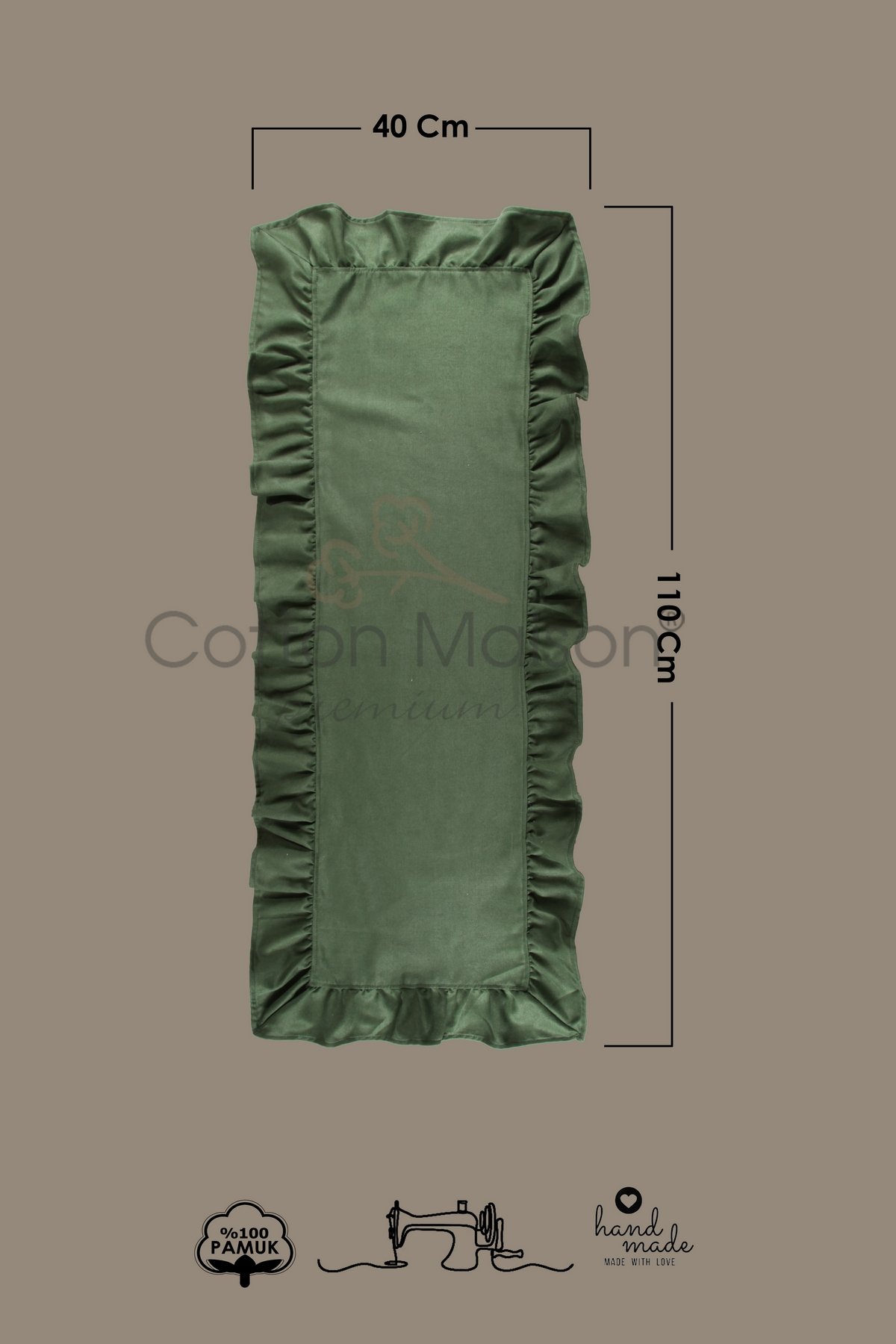 Poli Fırfırlı Runner 