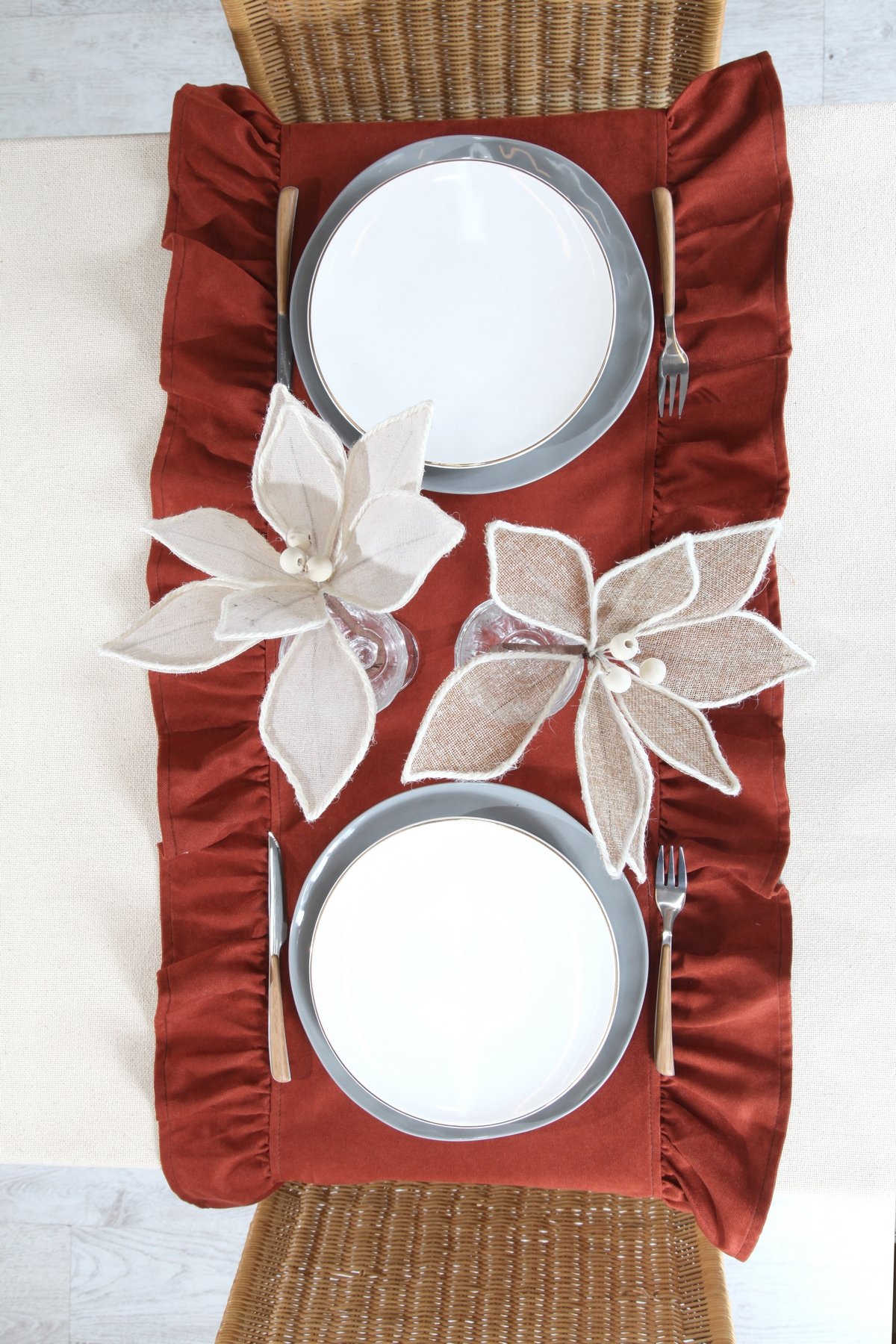 Poli Fırfırlı Runner 