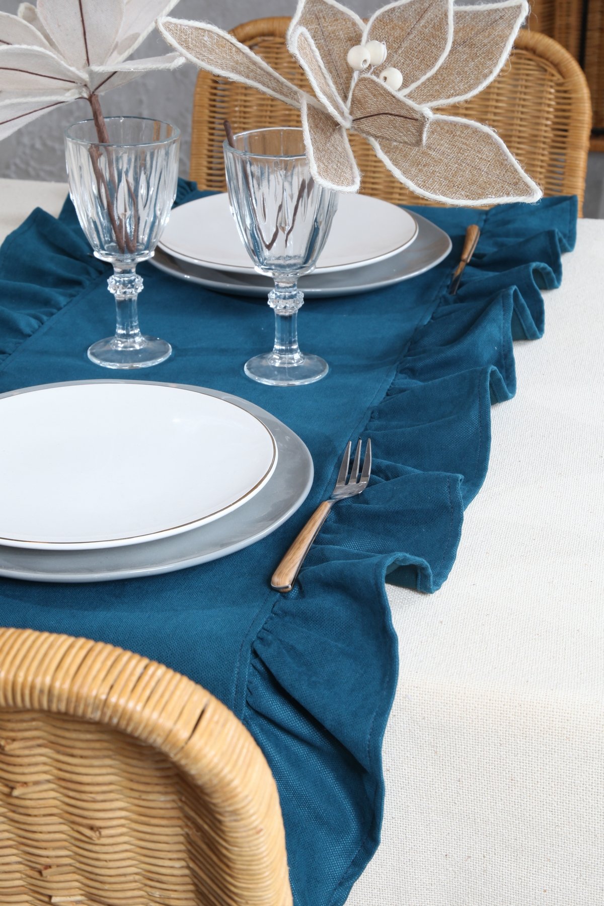 Poli Fırfırlı Runner 