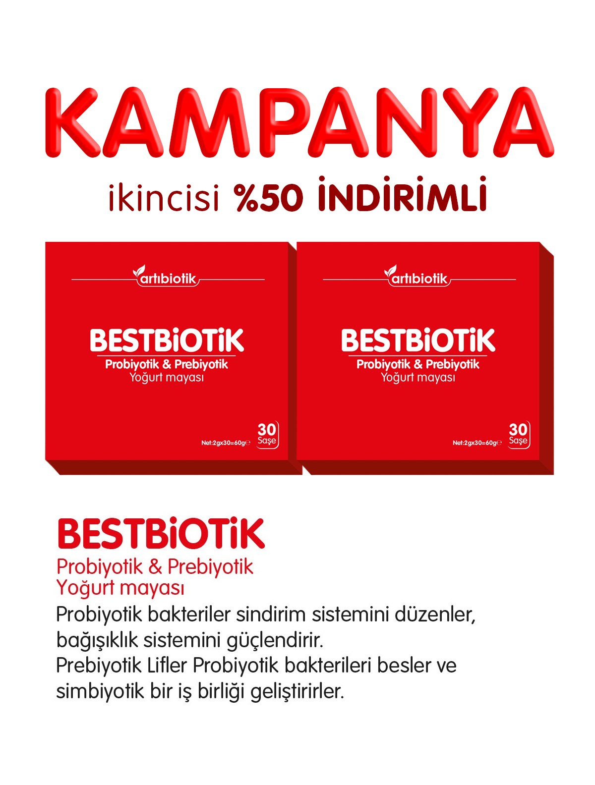Bestbiotik Prebiyotik KAMPANYA