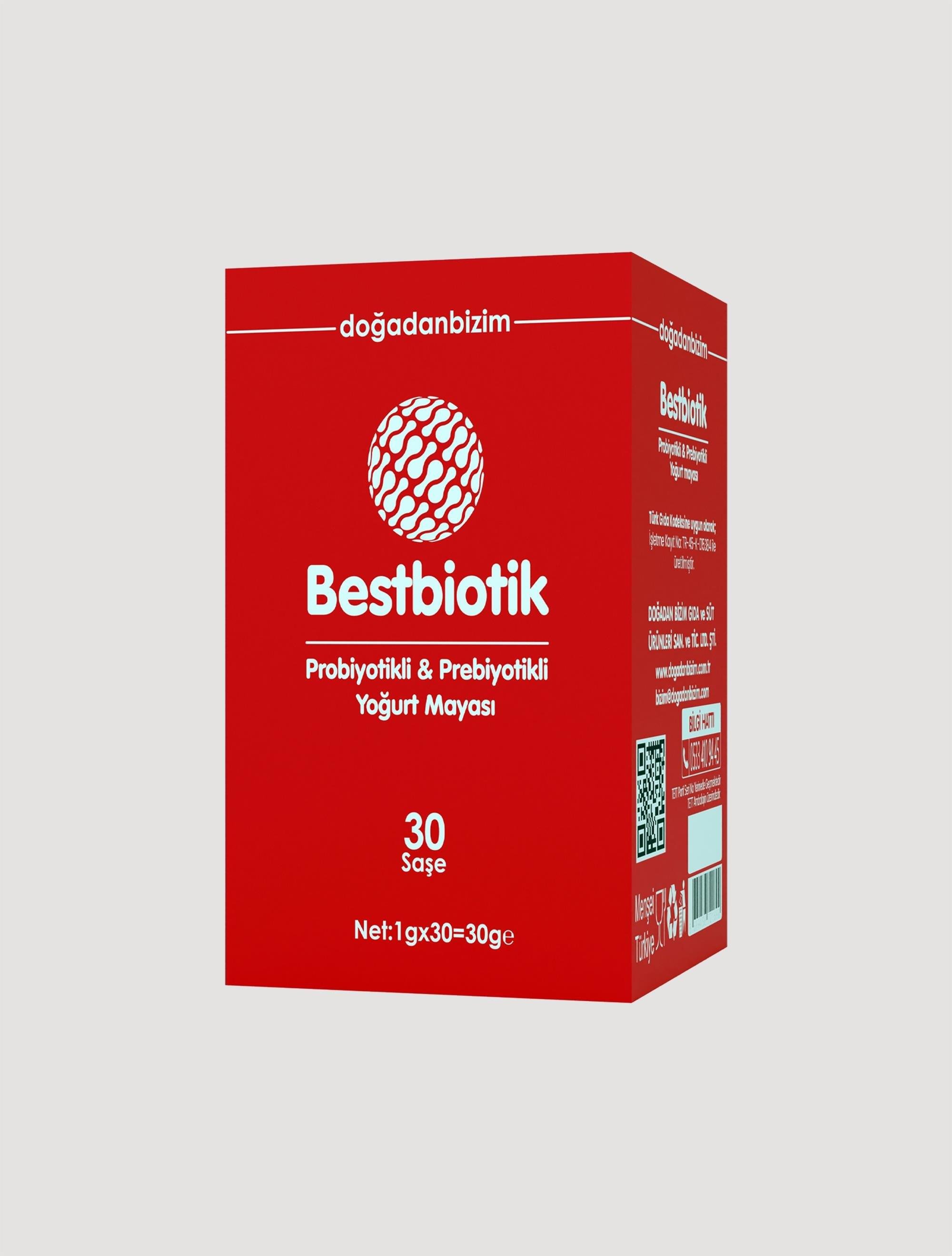 Bestbiotik Probiyotikli & Prebiyotikli Yoğurt Mayası (Güçlü bağışıklık & Düzenli sindirim)