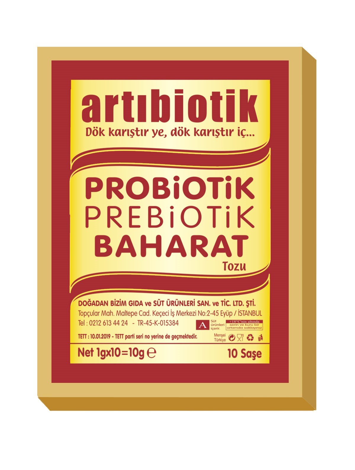 Probiyotik -Prebiyotik Baharat Tozu 20 Milyar Bakteri