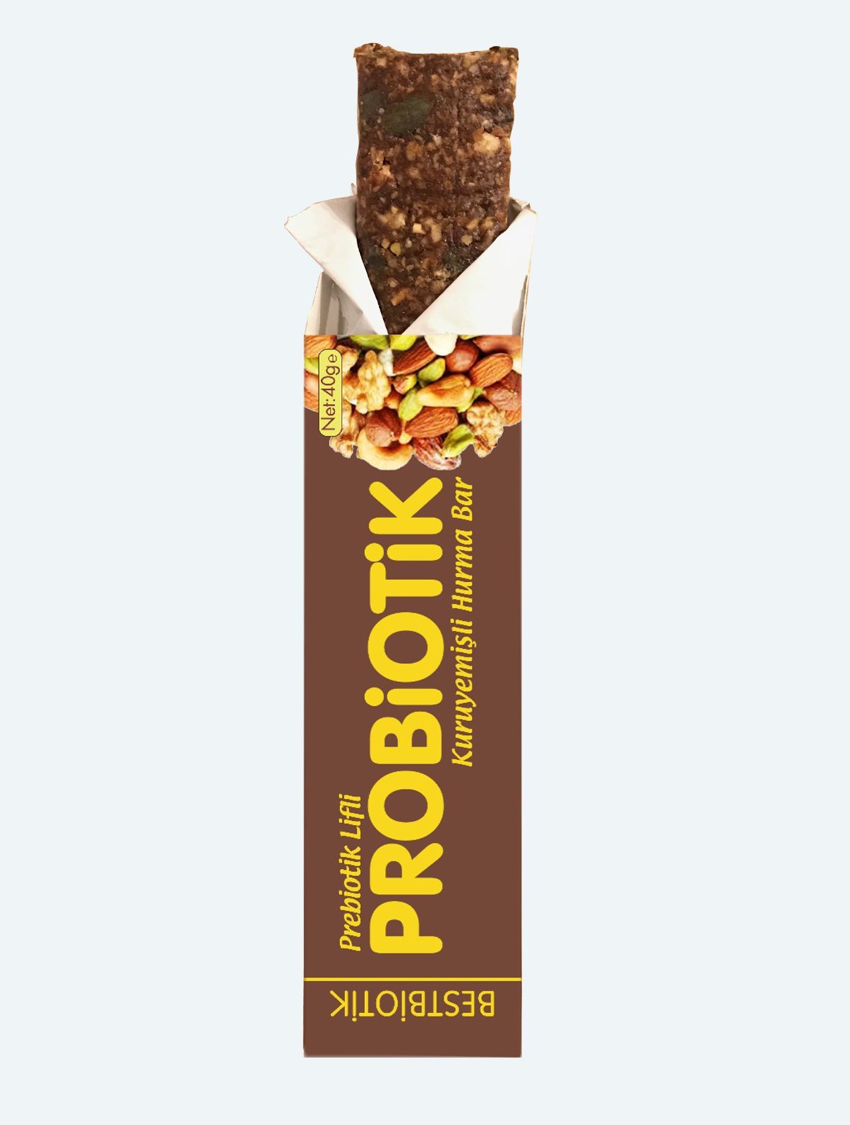 PROBİYOTİK PREBİYOTİK KURUYEMİŞLİ HURMA BAR