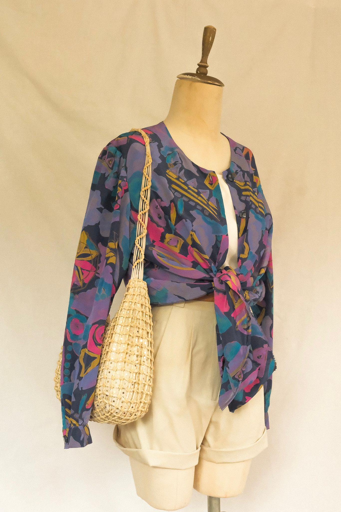 80ler Desenli Gömlek