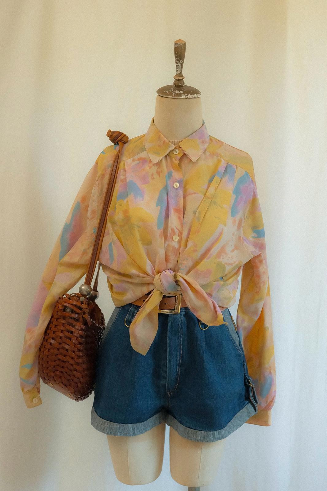 80ler Desenli Gömlek