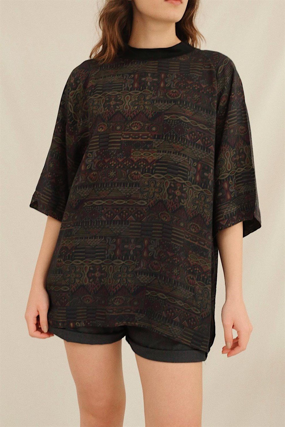 80ler Desenli T-shirt