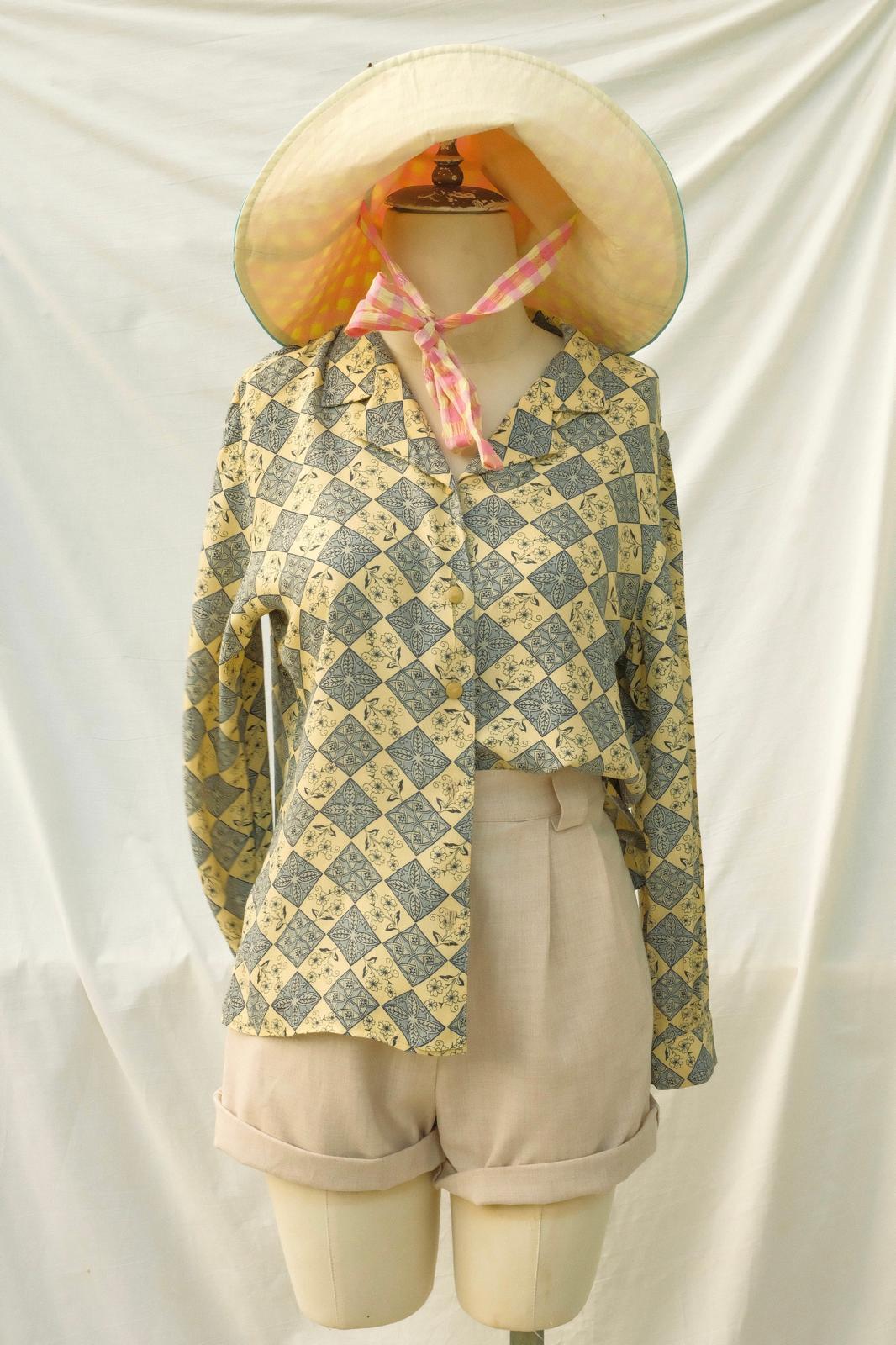 80ler Floral Gömlek