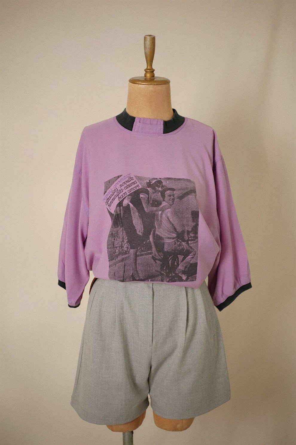 80ler Mor T-shirt