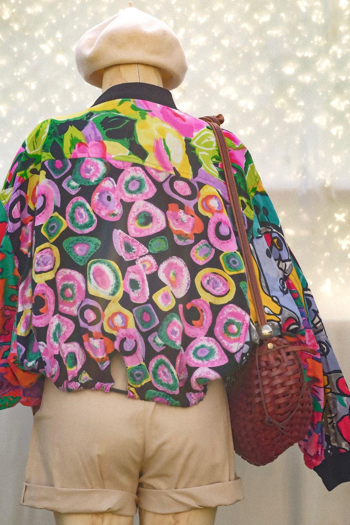 80ler Patchwork Rare Bomber