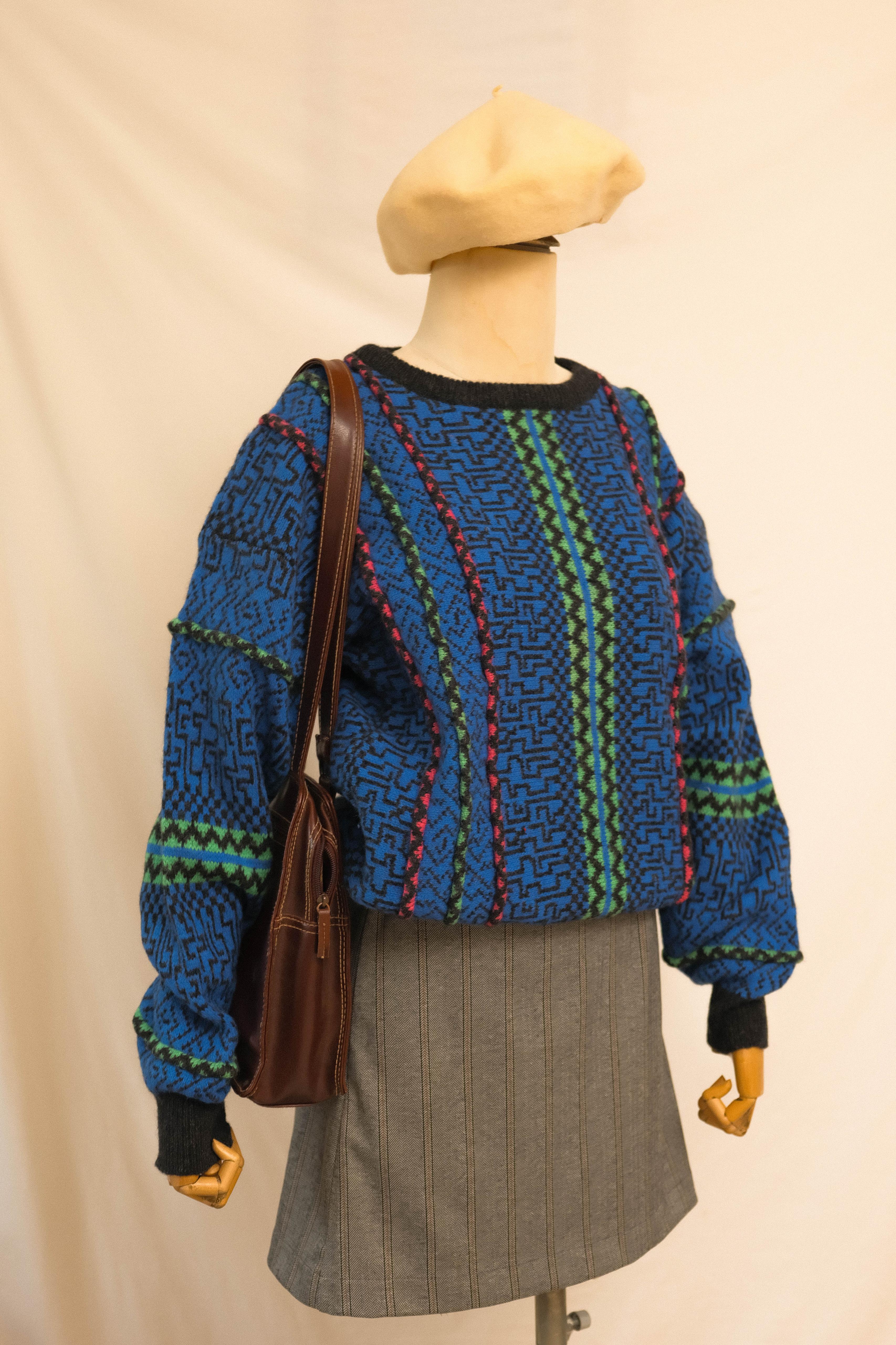 80ler Woolmark Sertifikalı Kazak