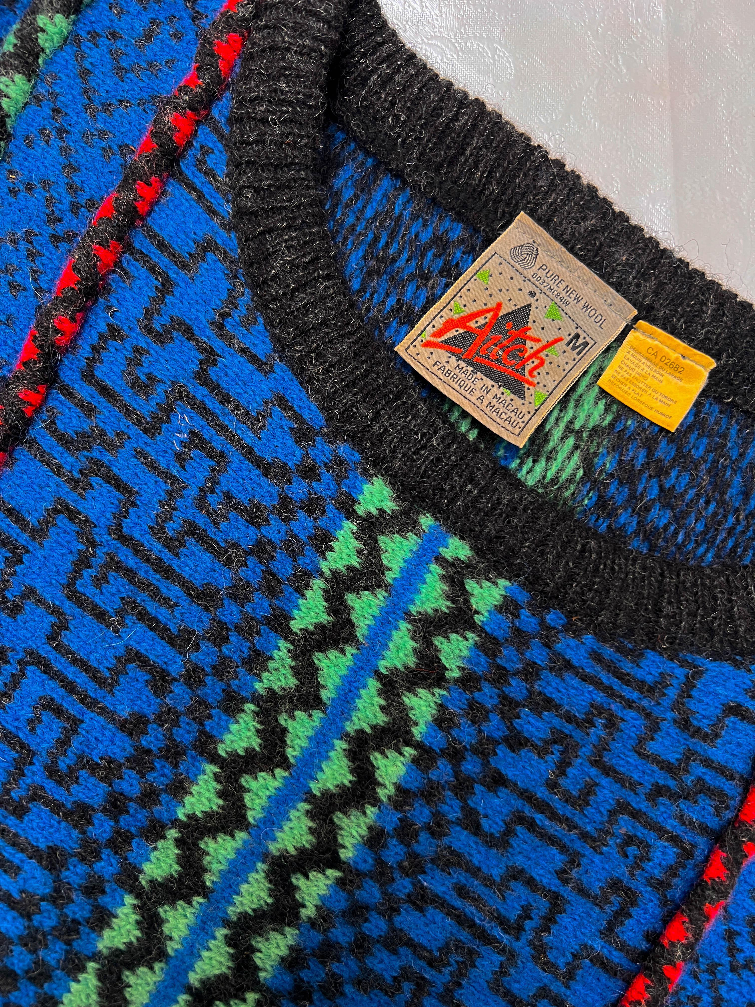 80ler Woolmark Sertifikalı Kazak